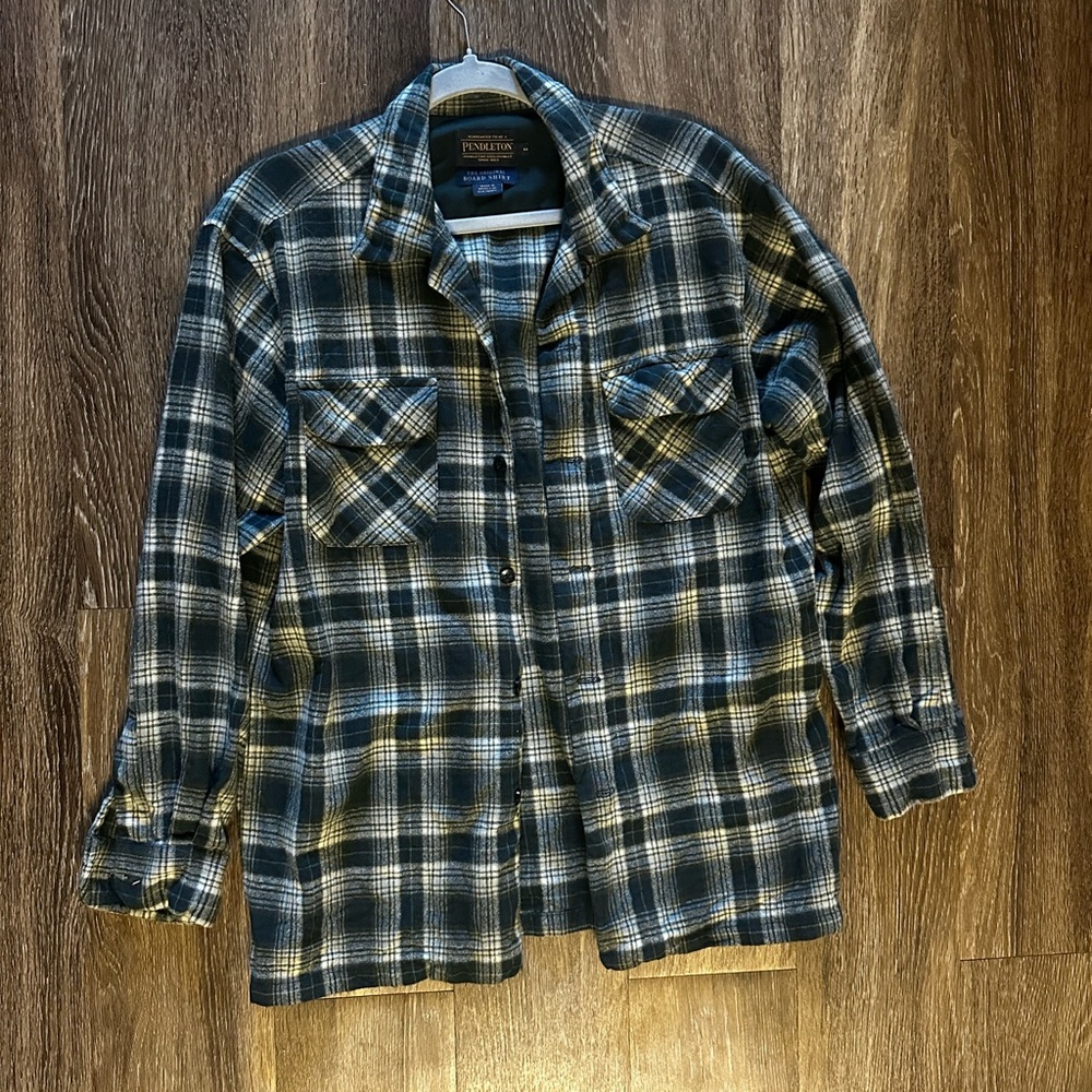 Pendleton Green Plaid Board Shirt